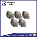 A105 Forged carbon steel pipe fittings 90 degree socket welding fittings elbow